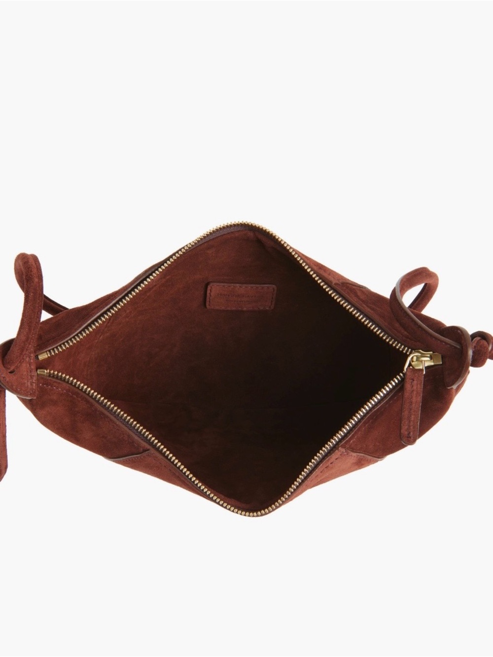 Mansur Gavriel Mini Fortuna Suede Shoulder/Crossbody Bag - Picture 3 of 15